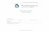 Manual de usuario Oficina Postal - Abogacia€¦ · Correo Digital Identificación de certificados Telegrama Filatelia Burofax Todas las comunicaciones entre la plataforma RedAbogacia