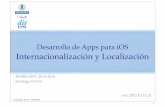Desarrollo de Apps para iOS - UPMsantiago/docencia/ios/2000-14/190-i18n_y_Localizacion-20121017p1.pdf© Santiago Pavón - UPM-DIT Desarrollo de Apps para iOS Internacionalización