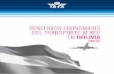 BENEFICIOS ECONÓMICOS DEL TRANSPORTE AÉREO EN …clacsec.lima.icao.int/2019-EM/2_IATA/BOL/Bolivia_esp2006.pdfEl sector del transporte (incluida la aviación) ha desempeñado un papel