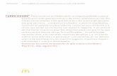 McDonald’s® Informe global de responsabilidad corporativa ... · solamente una campaña publicitaria. Forma parte de la responsabilidad y del trabajo de todos y cada uno de nosotros.