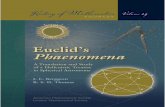 Euclid’s Phaenomena · 2019-02-12 · Euclid’s Phaenomena : a translation and study of a hellenistic treatise in spherical astronomy / J. L. Berggren and R. S. D. Thomas. p. cm.
