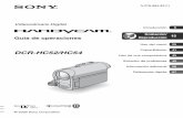 Guía de operaciones · 2013-09-27 · Guía de operaciones (este manual) (1) 7 Introducción Paso 2: Carga de la batería Puede cargar la batería “InfoLITHIUM” (serie H) (p.