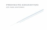PROYECTO EDUCATIVOweb.iessanantonio.com/wp-content/uploads/2017/01/Proyecto-educativo... · h) el plan de orientaciÓn y acciÓn tutorial (poat) ..... 12 i) el procedimiento para