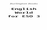 English World 3 Model de tercer nivell de concreció€¦  · Web view3. Word Builder: Buscar exemples d’adjectius que acaben en -y, -ing o -ed a l’exercici 1 i dir-ne d’altres