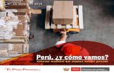Perú, ¿y cómo vamos?€¦ · Planilla Electrónica (enero-agosto 2019 / enero-agosto 2018) PRINCIPALES RESULTADOS 5 | Principales resultados • En setiembre de 2019, según rama