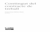 contracte de Contingut del treball - indi¢  obligacions generats en el marc de la relaci£³ contractual