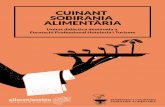 CUINANT SOBIRANIA ALIMENTÀRIA - Alimentacción€¦ · 1 La sobirania alimentària és el dret dels pobles i països a definir les seves pròpies polítiques agràries i alimentàries