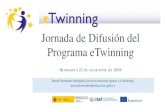 Jornada de Difusión del Programa eTwinning€¦ · ¿Cómo se determina la calidad en un proyecto eTwinning? A través de 6 criterios… Innovación pedagógica y creatividad. Integración