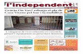 Gràcia On Vas? rebutja el pla de - L'Independent de Gràciaindependent.cat/gracia/Independent_600.pdf · imatges dels refugiats han cre-at una onada de solidaritat que s’ha traduït