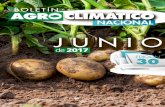 EDICIÓN - Conalgodónconalgodon.com/wp-content/uploads/2017/07/Boletin-30-Junio-2017.… · Boletín Nacional Agroclimático - Junio 2017 6 JUNIO: Se estima un comportamiento ligeramente