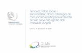 Persones, valors socials i transversalitat. Noves …...Girona, 26 d’octubre de 2018 Persones, valors socials i transversalitat. Noves estratègies de comunicació i participació