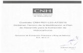 Contrato CN H-RO 1-L03-A 7/2015 · Nombre CNH-R01-L03-A7/2015 Estado y municioio Veracruz. Moloacán Area del Contrato 41.464 km2 Fecha de emisión/ firma 10 de mavo del 2016 Viaencia