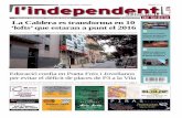 La Caldera es transforma en 10 - L'Independent de Gràcia · Educació confia en Poeta Foix i Jovellanos per evitar el dèficit de places de P3 a la Vila El grup d’inversors Elix