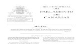 PARLAMENTO DE · 5º.- Publicar en el Boletín Oficial del Parlamento de Canarias el presente Acuerdo con sus anexos, surtiendo efectos desde el 1 de septiembre de 2010.” En la