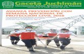 AVANZA PREVENCIÓN CON SEMANA NACIONAL DE …gacetajuchiman.ujat.mx/wp-content/uploads/2018/11/... · a Semana Nacional de Protección Civil busca fomentar la cul-tura de la autoprotección