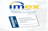 Folleto IMEX-Madrid 2020 -feria- 200x270...D. Nicolás Mouze, Director de Maketing & Ventas de DHL. 11:00 h a 11:30 h“Soluciones Aduaneras” D.ª Adela Ruiz de Velasco, Departamento