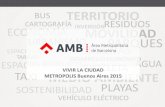 BUS TERRITORIO CARTOGRAFÍA INVERSIÓN RESIDUOS …...ÁREA METROPOLITANA INSTITUCIÓN TERRITORIO MEDIO AMBIENTE MOVILIDAD ECONOMÍA Metrópolis Buenos Aires 2015 . Plan de Sostenibilidad: