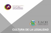 La Educación en la Cultura de la Legalidadlegalidad.uach.mx/portal/Sensibilización 2017.pdf · A expresarme libremente. A agruparme con otros para exigir a las autoridades. ¿CÓMO