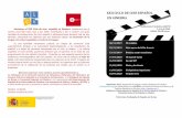 XXII CICLO DE CINE ESPAÑOL EN GINEBRAc6d22cce-cd8f-4e30... · 2020-01-28 · Iniciamos Satisfechos por el el XXII Ciclo de cine español en Ginebra. camino recorrido hasta aquí