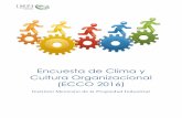 Encuesta de Clima y Cultura Organizacional (ECCO 2016)€¦ · Encuesta de Clima y Cultura Organizacional 2016 EDAD El IMPI es un organismo joven ya que el 41% del total del personal
