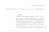 La palabra ‘máquina’ en el Quijoteweb.uaemex.mx/.../La_palabra_maquina_Quijote.pdf · La palabra ‘máquina’ en el Quijote Verónica Vivanco Cervero 29 L a C o L mena 73,