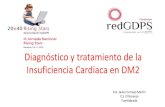 Diagnóstico y tratamiento de la Insuficiencia Cardiaca en DM2 · 2,4 veces mayor en hombres con diabetes •Una vez aparece la IC el pronóstico es peor independientemente del tipo