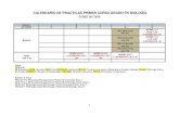 CALENDARIO DE PRACTICAS PRIMER CURSO GRADO EN BIOLOGÍAbiologia.us.es/media/upload/2017-18-PRACTICAS-PRIMER-CURSO-G… · 1 calendario de practicas primer curso grado en biologÍa