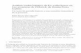 Análisis traductológico de los wellerismos en Las …...Babel 63: 1 (2017), 109–128.© Fédération des Traducteurs (fit) Revue Babel doi 10.1075/babel.63.1.07rua iss n 0521–9744