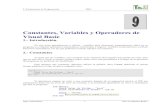 Constantes, Variables y Operadores de Visual Basiciestrassierra.yolasite.com/resources/Tema9.pdf · una variable será determinante a la hora del ámbito o accesibilidad a esa variable
