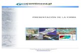 PRESENTACIÓN DE LA FIRMA - Geocontinental › documentos › PortafolioGeo... · 2018-07-31 · Adicionalmente nuestra empresa ofrece los servicios de diseño, desarrollo e implementación