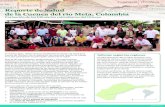 Reporte de Salud de la Cuenca del río Meta, Colombia · 2015-08-18 · Evaluación de los tributarios colombianos del Orinoco En Puerto López, (Meta) arrancó oficialmente el reporte
