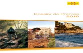 Dossier de Premsa 2016 - ACTact.gencat.cat/wp-content/uploads/2016/03/DOSSIER-DE-PREMSA-20… · l’excursionisme i el turisme actiu, el litoral català alterna elevats penya-segats