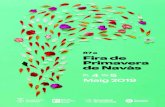 87 a Fira de riavera de NavsParc de l’Alzineta Jornada de neteja col·lectiva Presentació del llibre «Compta amb mi» de Valentí Gubianas A les 7 de la tarda Parc de l’Alzineta