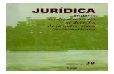 JURIDICA - UNAMhistorico.juridicas.unam.mx/publica/librev/rev/jurid/cont/38/pr/pr0.pdfanuario del departamento de derecho de la universidad iberoamericana UNIVERSIDAD IBEROAMERICANA,