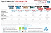 G Marzo Impresoras HP Latex SUPER PROMOCIÓN › wp-content › uploads › 2019 › 03 › ... · 2019-11-07 · Hasta 0.9 G en sustratos más anchos de 73.6 cm Hasta 85 cm/seg.