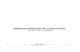ORDENANZA MUNICIPAL DE LA EDIFICACIÓN - Los Villares · ORDENANZA MUNICIPAL DE LA EDIFICACIÓN 1 Artículo 1. Objeto 1. En la presente Ordenanza Municipal se establecen las condiciones