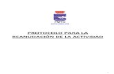 Protocolo reanudacion de actividad fmto › attachments › article › 1094 › Protocolo... · 2020-05-12 · 4 PROTOCOLO PARA LA REANUDACIÓN DE LA ACTIVIDAD DE LA FEDERACIÓN