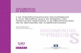 DOCUMENTOS DE PROYECTOs · relaciones laborales y la identificación de la demanda de cualificaciones Graciela Bensusán ... su impacto en el mercado de trabajo y retos para las políticas