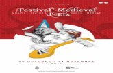 XXII EDICIÓ - Festival Medievalfestivalmedieval.com/wp-content/uploads/2017/10/Folleto...l'edat mitjana. Des del 26 d'octubre i fins a l'1 de novembre, els il·licitans i tots aquells