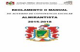 ALMIRANTISTA 2015-2018 - Monteriamonteria.comialco.edu.co/manual.pdfMANUAL DE ACUERDO DE CONVIVENCIA ESCOLAR DE LOS EDUCANDOS ALMIRANTISTAS COMIALCO Aportes jurídicos: Ley general