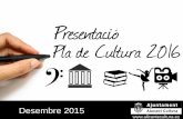 Desembre 2015 - Alicante · 2016-10-06 · Cultura al Carrer. PLA 4 RECUPERAR LA IDENTITAT CULTURAL ALICANTINA #RecuperarAlacant PROGRAMA Recuperació Cultura Popular Alacant PROGRAMA