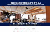 「信州100年企業創出プログラム」 - Matsumoto › shisei › ...信州100年企業創出プログラム リサーチ・フェローのプログラム参加パターン