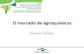 Mercado de agrotóxicos - Embrapa€¦ · Demanda mundial de agroquímicos (US$) Local 2004 2009 2014 Crescimento Anual % 2004-2009 2009-2014 Mundo 36.929 45.045 52.000 4.1 2.9 América