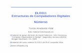 ELO311 Estructuras de Computadores Digitales Númerosprofesores.elo.utfsm.cl/~tarredondo/info/comp-architecture/elo311-2... · Números Polarizados (cont) Los valores asociados a