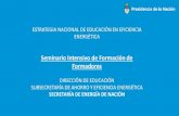 Presentación de PowerPoint - Argentina · Mantenimiento adecuado de las instalaciones 5. Dimensión humana: concientización, información, capacitación… 6. Marco legal y regulatorio