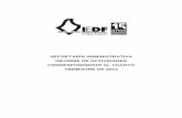 2.2 f Informe de Actividades de la Secretar a Cuarto ... › www › taip › cg › inf › 2015 › INF-031-15.pdf · informe de actividades correspondiente al cuarto trimestre