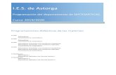 I.E.S. de Astorgaiesastorga.centros.educa.jcyl.es/sitio/upload/WEB-Prog._Matematica… · Unidad 3.- LENGUAJE ALGEBRAICO. Expresiones algebraicas. Valor numérico de una expresión