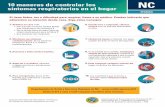 10 maneras de controlar los NC síntomas respiratorios en el hogar · 2020-05-20 · CS 315822-A 03/12/2020 10 maneras de controlar los síntomas respiratorios en el hogar NC SPANISH.