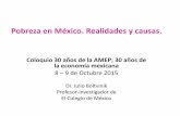Pobreza en México. Realidades y causas.amepmexico.com.mx/wp-content/uploads/2015/11/Coloq-30... · 2015-11-08 · 6. Mobiliario y equipo doméstico. 7. Salud y seguridad social.