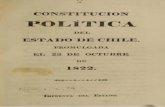 CONSTITUCION POLÍTICA constitucion polÍtica del estado de chile. promulgada el 2 d3 octubre e de 1822. imprenta de estadol . .al . i la convencion a los habitantes de chile. g- ...
